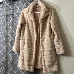 Buddy Love faux fur Vargas coat size small